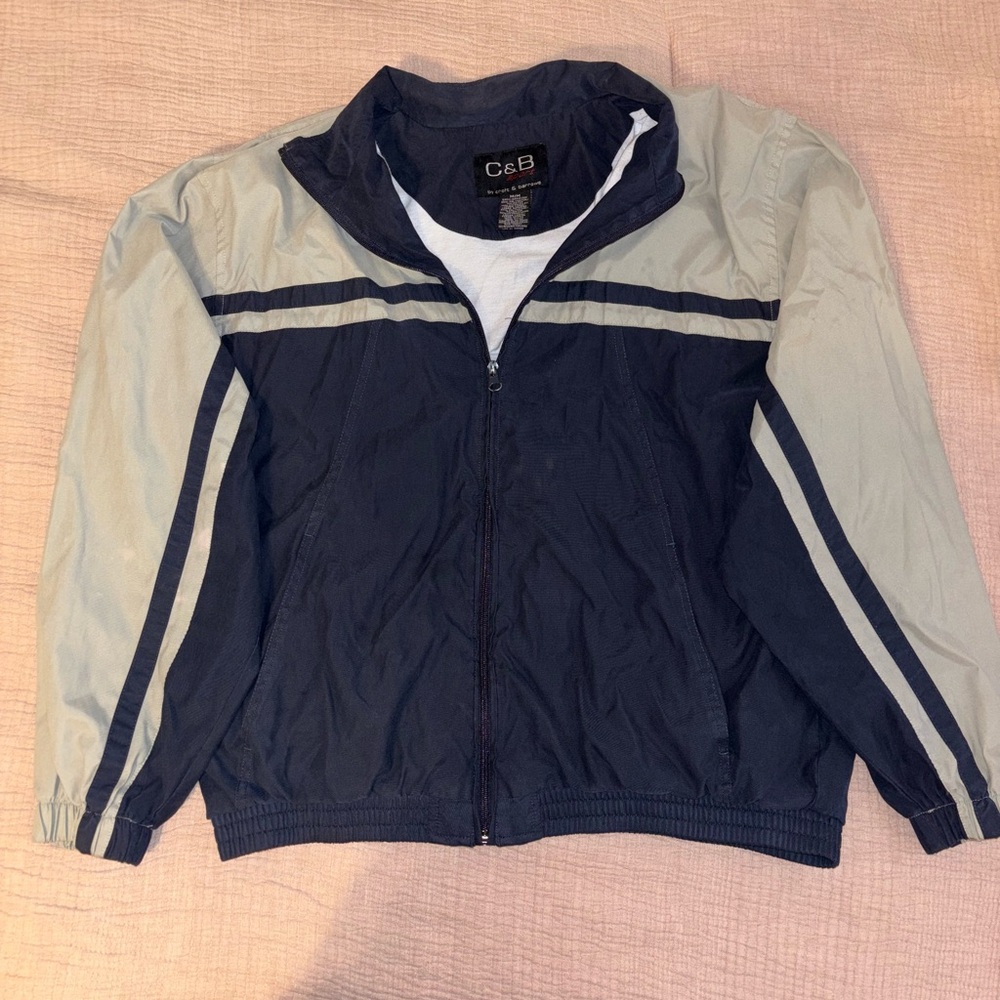 Croft & Barrow Sport Navy and Gray Jacket